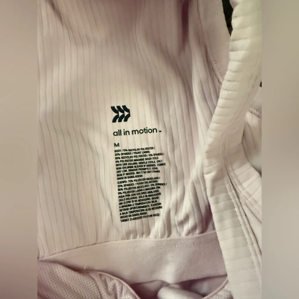 All in Motion Light Pink Ribbed Set - Picture 9 of 13